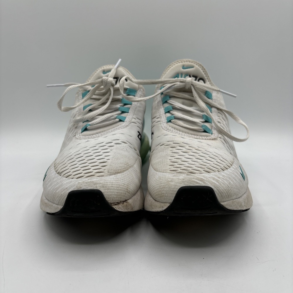 Nike Air Max 270 Sneakers Womens Size 10.5 White Teal AH6789-119 Running Shoes - Picture 2 of 15
